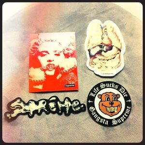 Supreme sticker bundle (4)